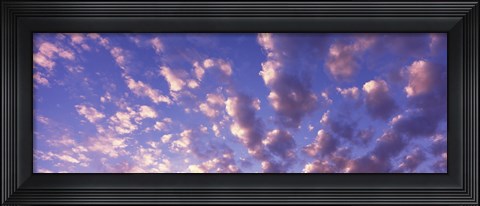 Framed Low angle view of clouds, Caribbean Sea Print