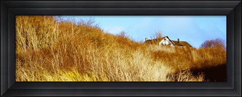 Framed Historic home on a landscape, Whidbey Island, Island County, Washington State, USA Print