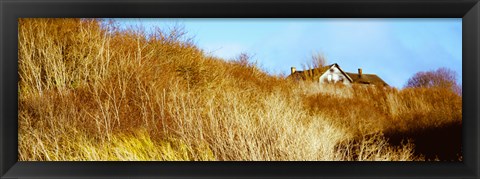 Framed Historic home on a landscape, Whidbey Island, Island County, Washington State, USA Print