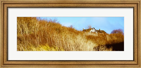 Framed Historic home on a landscape, Whidbey Island, Island County, Washington State, USA Print