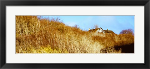 Framed Historic home on a landscape, Whidbey Island, Island County, Washington State, USA Print