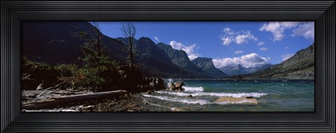 Framed St. Mary Lake, US Glacier National Park, Montana Print