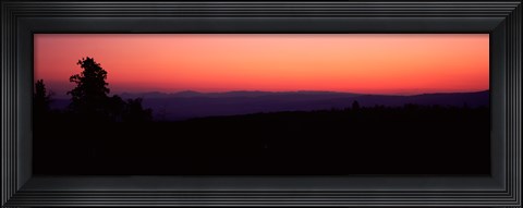 Framed Sunrise over mountain, Western Slope, Telluride, San Miguel County, Colorado, USA Print