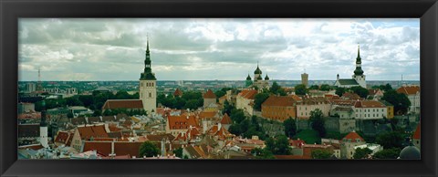 Framed Old Town, Tallinn, Estonia Print