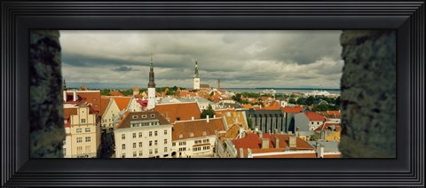 Framed Houses in a town, Tallinn, Estonia Print