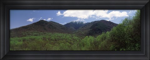 Framed Clouds over mountains, Great Smoky Mountains National Park, Tennessee, USA Print