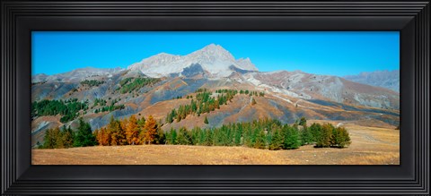 Framed Champs pass in autumn, French Riviera, Provence-Alpes-Cote d&#39;Azur, France Print