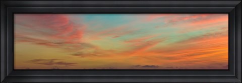 Framed Clouds over Los Angeles Print