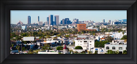 Framed Century City, Beverly Hills, Wilshire Corridor, Los Angeles, California, USA Print