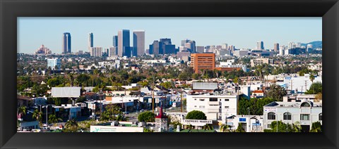 Framed Century City, Beverly Hills, Wilshire Corridor, Los Angeles, California, USA Print