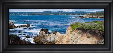 Framed View of Ocean, Point Lobos State Reserve, Carmel, Monterey County, California Print