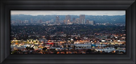 Framed Century City, Culver City, Los Angeles County, California Print