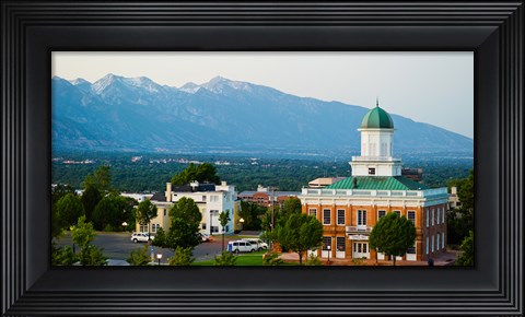 Framed Salt Lake City Council Hall, Capitol Hill, Salt Lake City, Utah, USA Print
