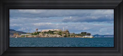 Framed Alcatraz Island, San Francisco Bay, San Francisco, California Print