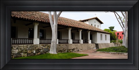 Framed Church, Mission San Luis Obispo, San Luis Obispo County, California, USA Print