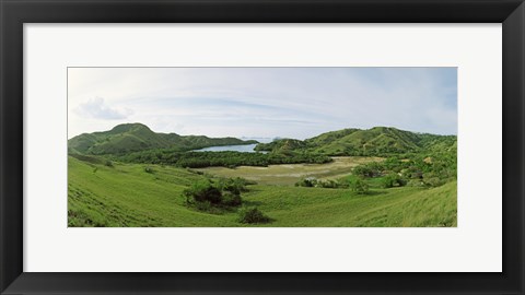 Framed Island, Rinca Island, Indonesia Print