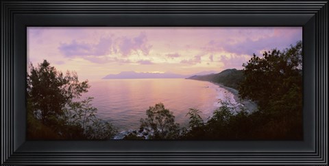 Framed Coastline, Flores Island, Indonesia Print