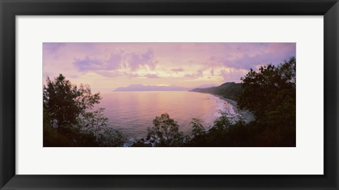 Framed Coastline, Flores Island, Indonesia Print