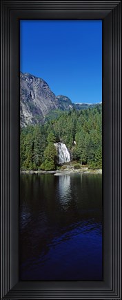 Framed Chatterbox Falls at Princess Louisa Inlet, British Columbia, Canada (vertical) Print