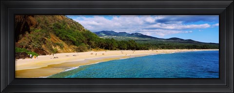 Framed Makena Beach, Maui, Hawaii Print