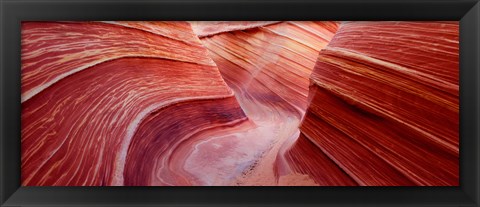 Framed Wave, Coyote Buttes, Utah, USA Print