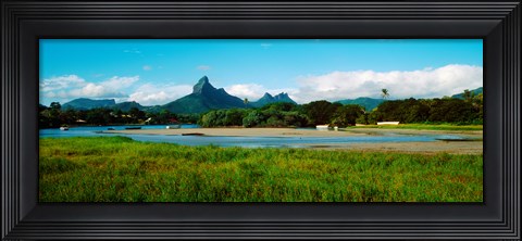 Framed Tamarin Bay, Mauritius island, Mauritius Print