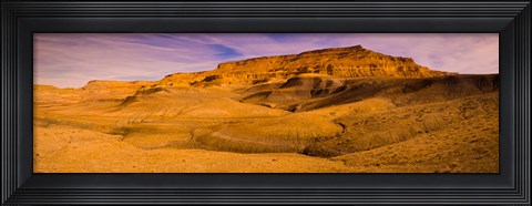 Framed Rock formations at sunset, Grand Staircase-Escalante National Monument, Utah Print