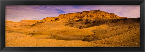 Framed Rock formations at sunset, Grand Staircase-Escalante National Monument, Utah Print