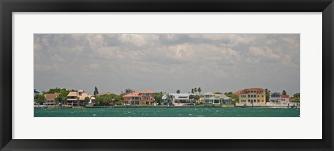 Framed View toward Cabbage Key from St. Petersburg in Tampa Bay Area, Tampa Bay, Florida, USA Print