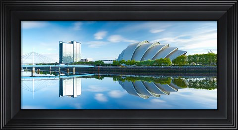 Framed Scottish Exhibition and Conference Centre, River Clyde, Glasgow, Scotland Print