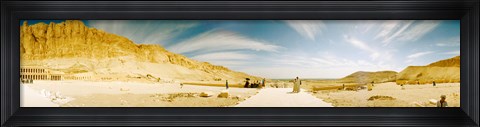 Framed Mortuary Temple of Hatshepsut at Deir El Bahari, Luxor, Egypt Print