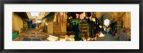 Framed 360 degree view of the Old City, Jerusalem, Israel Print