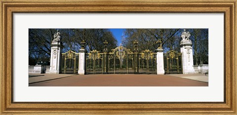 Framed Canada Gate at Green Park, City of Westminster, London, England Print