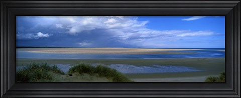 Framed Clouds over Budle Bay, Northumberland, England Print
