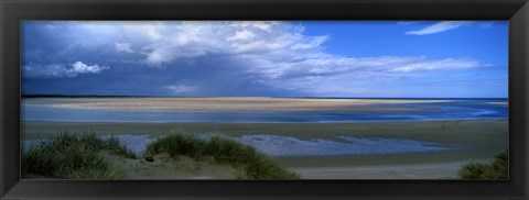 Framed Clouds over Budle Bay, Northumberland, England Print