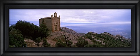 Framed Ermita de Sant Joan at Montserrat, Catalonia, Spain Print