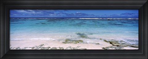 Framed Reef, Rarotonga, Cook Islands, New Zealand Print