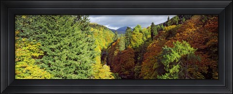 Framed Canyon at Killiecrankie, River Garry, Pitlochry, Perth And Kinross, Scotland Print