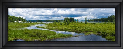 Framed Wetlandsin the Adirondack Mountains, New York State Print