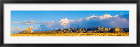 Framed Storm clouds over White Mesa, San Juan County, Utah, USA Print