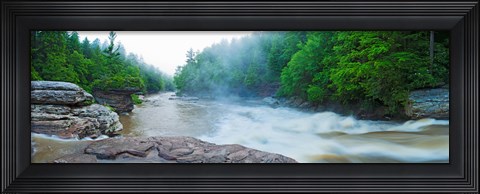 Framed Youghiogheny River, Swallow Falls State Park, Garrett County, Maryland Print