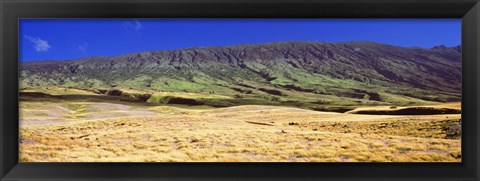 Framed Landscape with Haleakala Volcanic Crater, Maui, Hawaii, USA Print