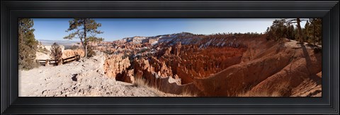 Framed Rock formations at Bryce Canyon National Park, Utah, USA Print