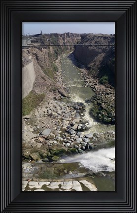 Framed Ruins along a river, Lima, Peru Print