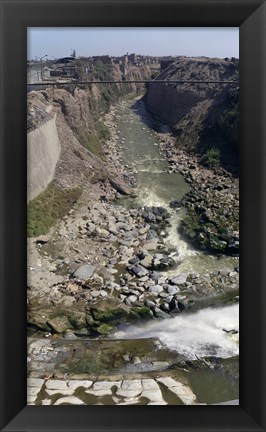 Framed Ruins along a river, Lima, Peru Print