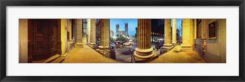 Framed 360 degree view of the Notre Dame De Montreal, Montreal, Quebec, Canada Print