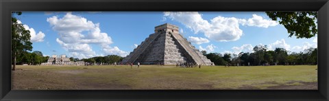 Framed Kukulkan Pyramid, Yucatan, Mexico Print