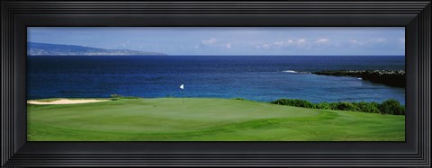 Framed Kapalua Golf Course, Maui, Hawaii Print