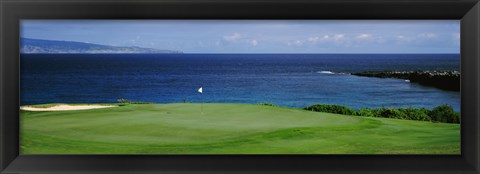 Framed Kapalua Golf Course, Maui, Hawaii Print