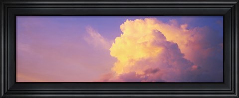 Framed Clouds in the sky at dusk, Hawaii, USA Print
